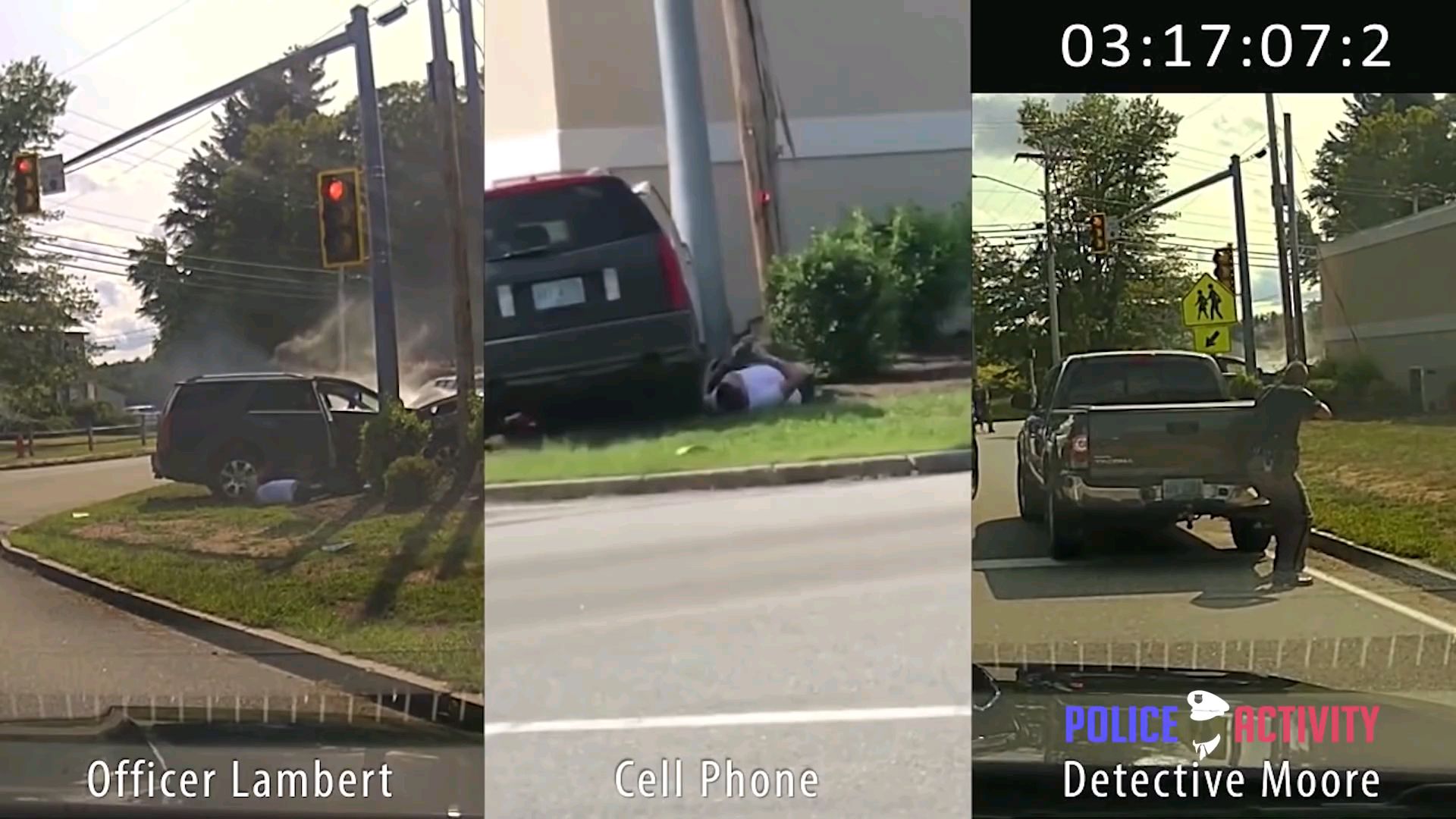 警方【疯狂扫射】持枪射击嫌疑犯